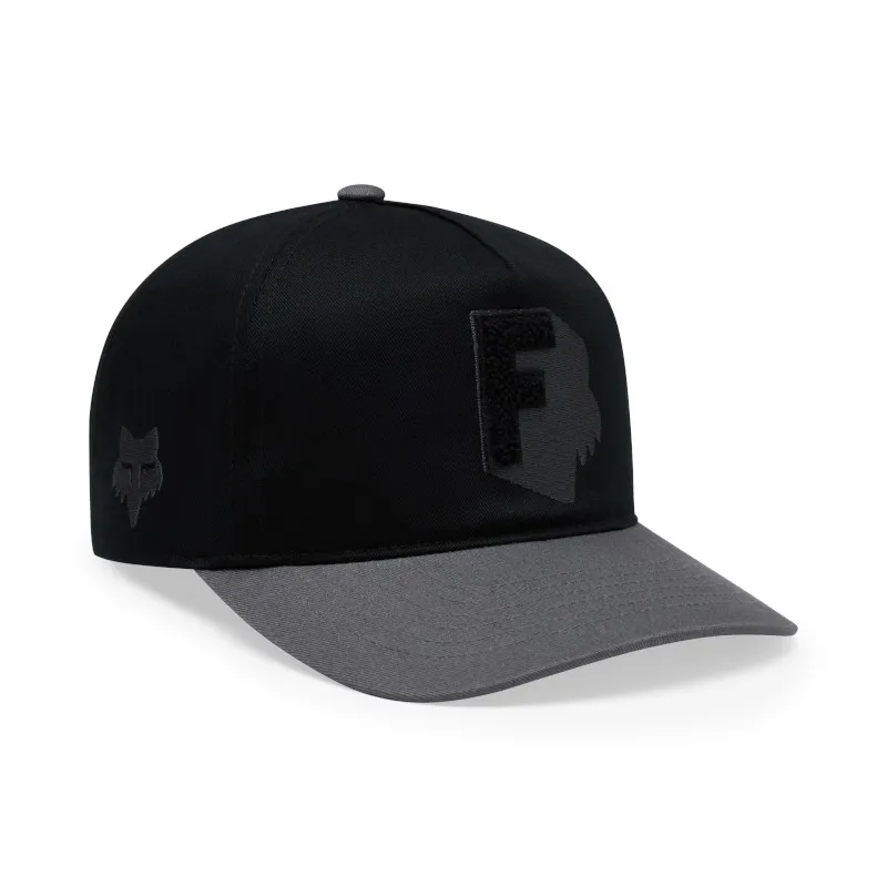 Fox Shadow Snapback Hat - Black