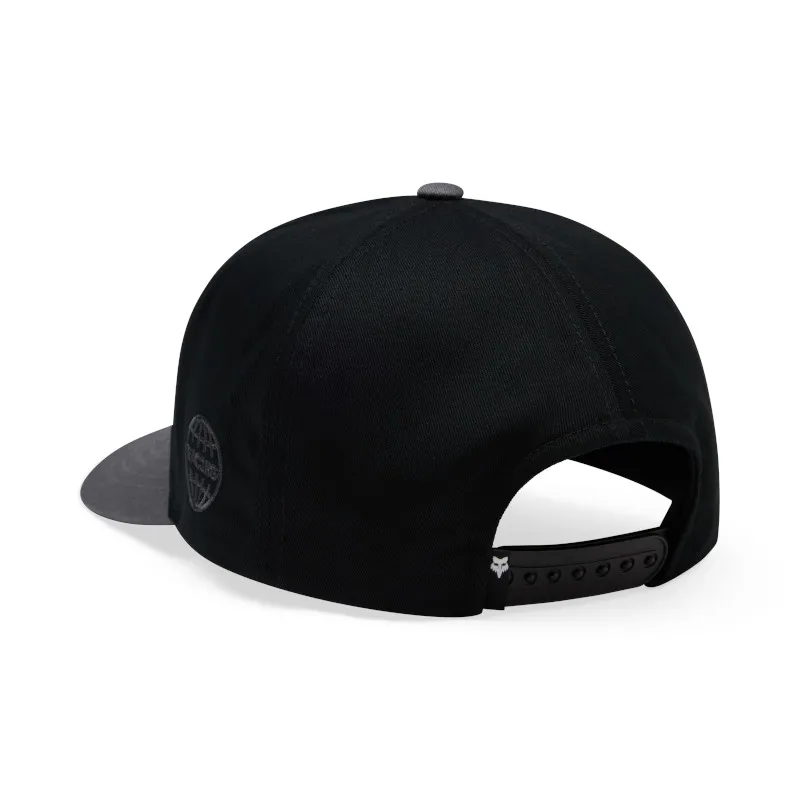 Fox Shadow Snapback Hat - Black-1