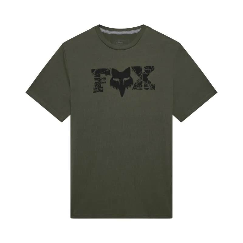 Fox Diffuse Dri-Release Short Sleeve Tee in Ivy Green