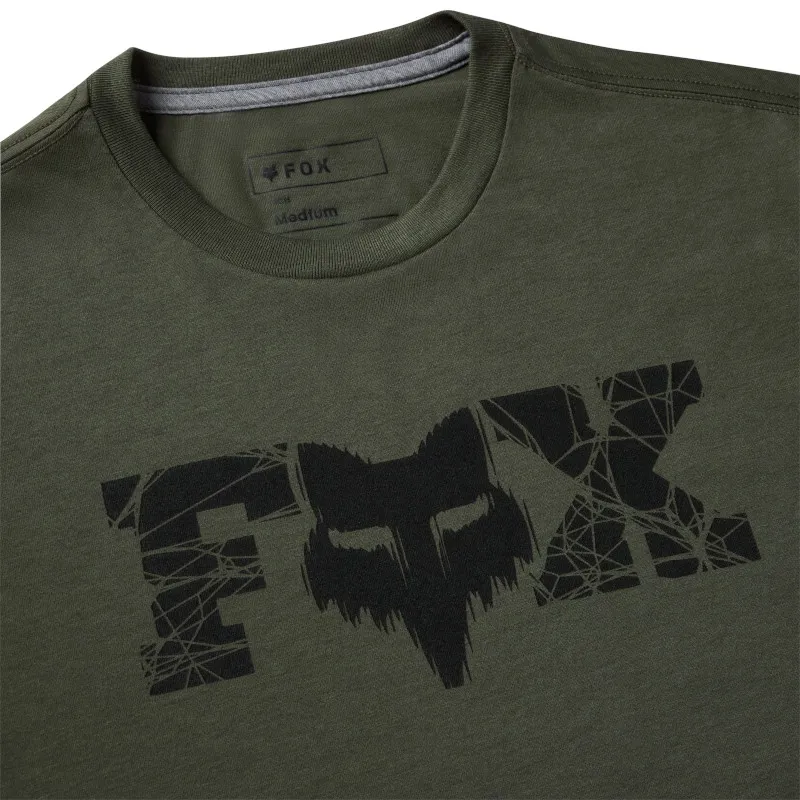 Fox Diffuse Dri-Release Short Sleeve Tee in Ivy Green-2
