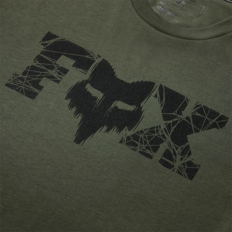 Fox Diffuse Dri-Release Short Sleeve Tee in Ivy Green-3