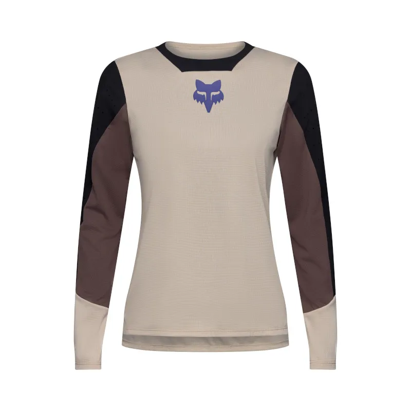 Fox Womens Defend Long Sleeve MTB Jersey - Park Special Edition Chalk -2