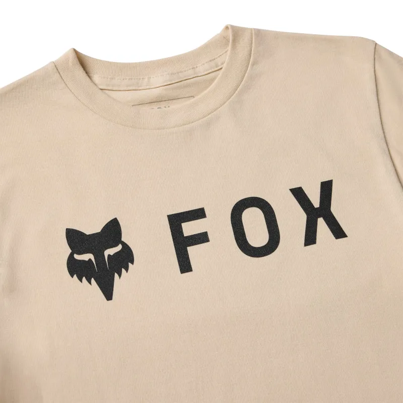 Fox Youth Absolute Short Sleeve Casual Tee in Tan-2