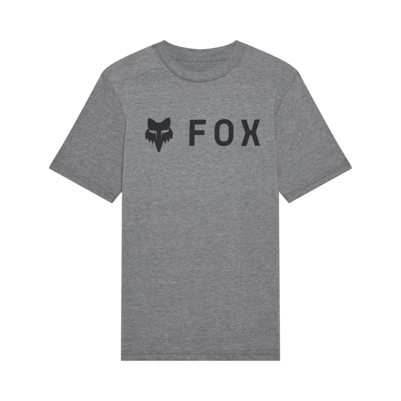 Fox Youth Absolute Short Sleeve Casual Tee in Heather Dark Grey
