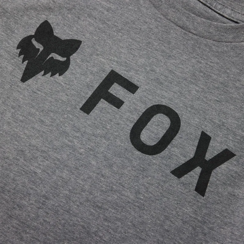 Fox Youth Absolute Short Sleeve Casual Tee in Heather Dark Grey-3