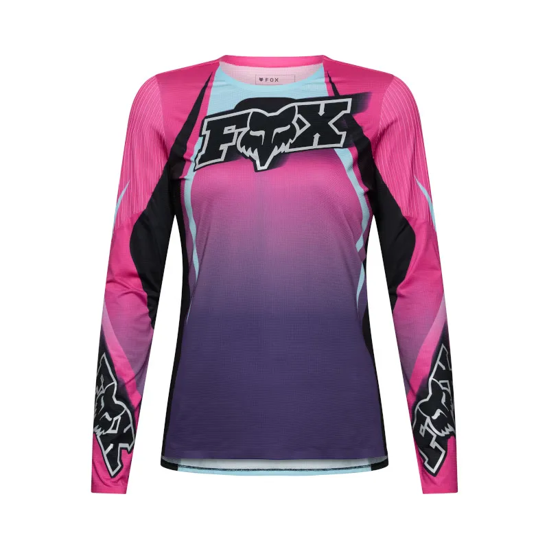 Fox Women's Flexair Long Sleeve Jersey TS57 Special Edition in Pink