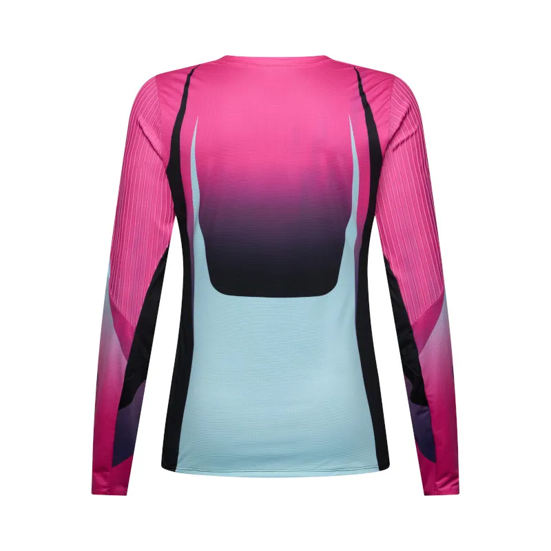 Fox Women's Flexair Long Sleeve Jersey TS57 Special Edition in Pink-1