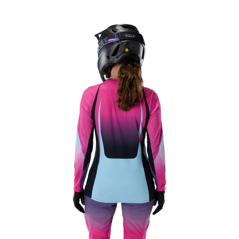 Fox Women's Flexair Long Sleeve Jersey TS57 Special Edition in Pink-3