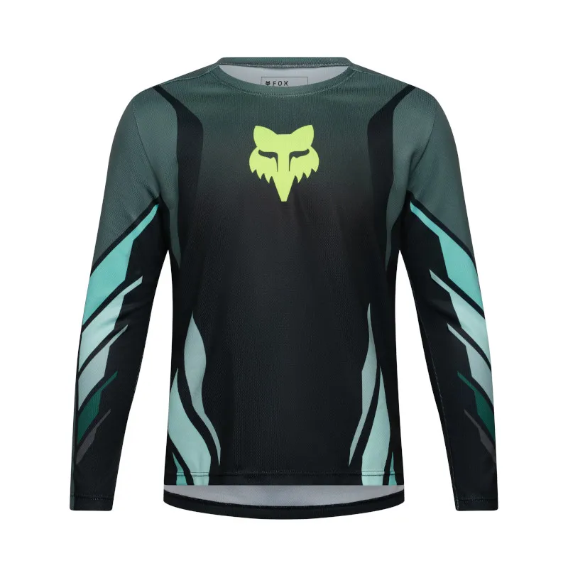 Fox Youth Ranger Long Sleeve Jersey Foundry in Sage