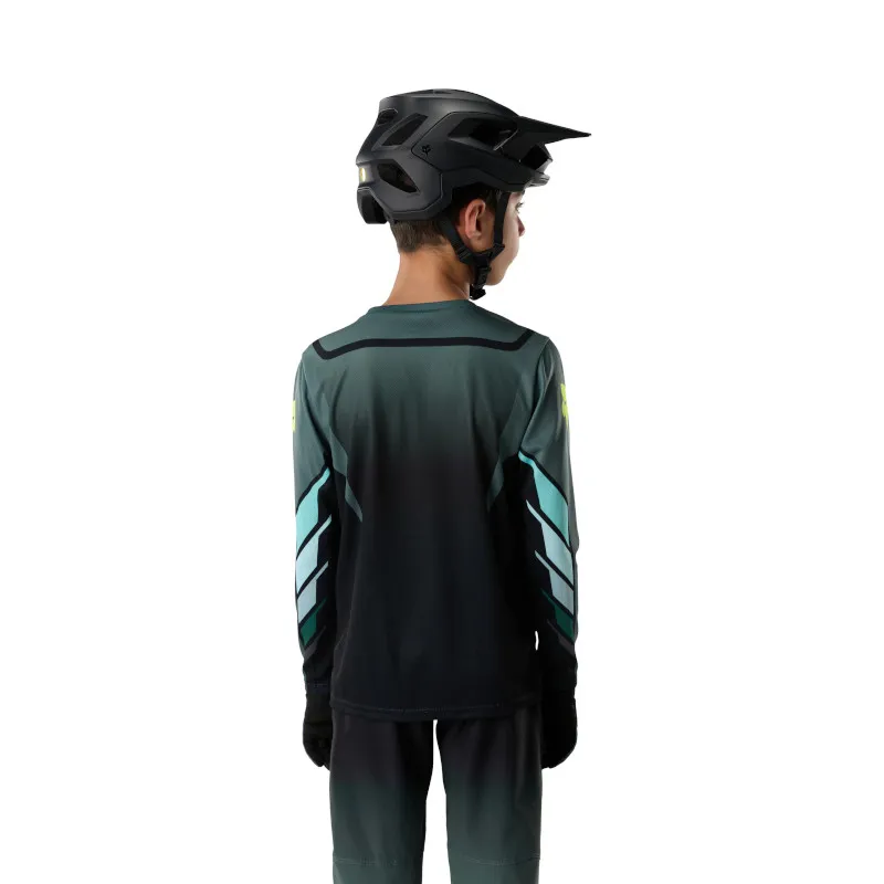 Fox Youth Ranger Long Sleeve Jersey Foundry in Sage-3