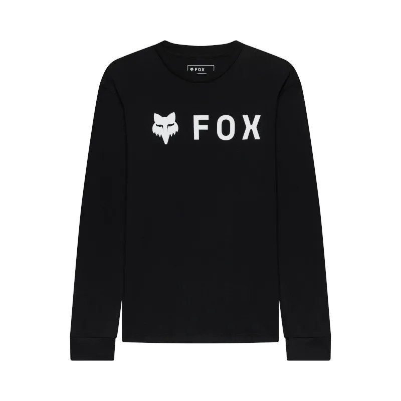 Fox Youth Absolute Long Sleeve Tee in Ultra Black