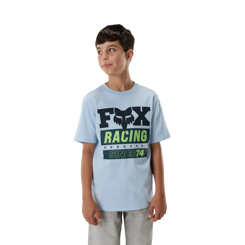 Fox Youth Since74 Short Sleeve Tee in Ice Blue