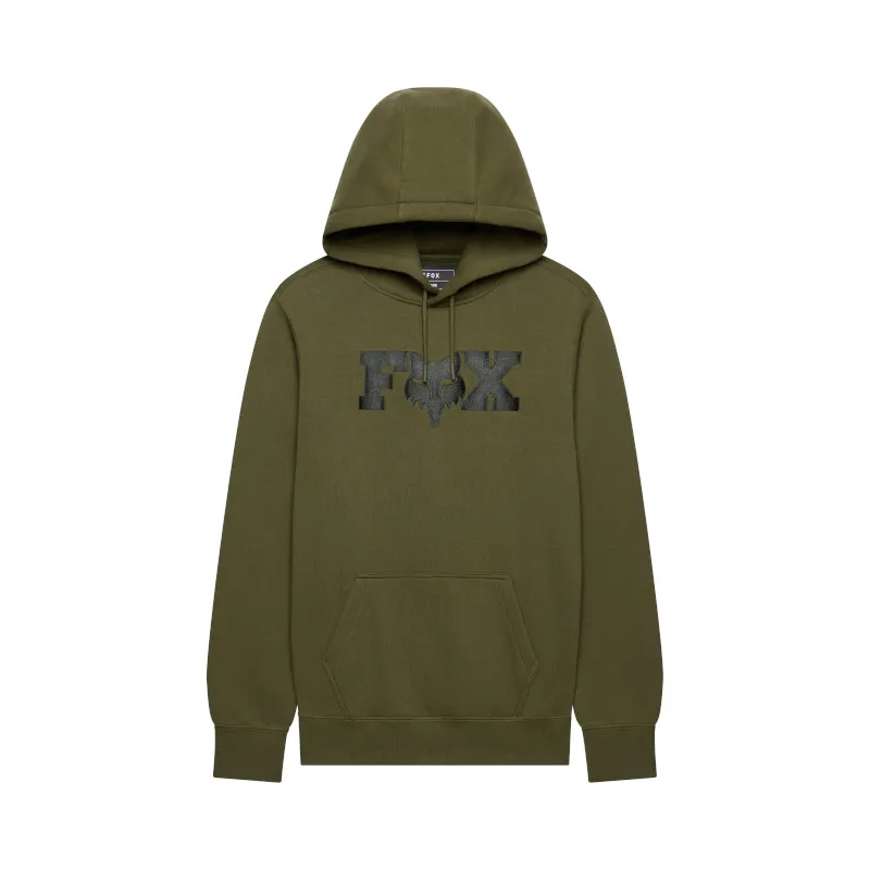 Fox F-Head X Fleece Pullover Fleece in Olive Green-2