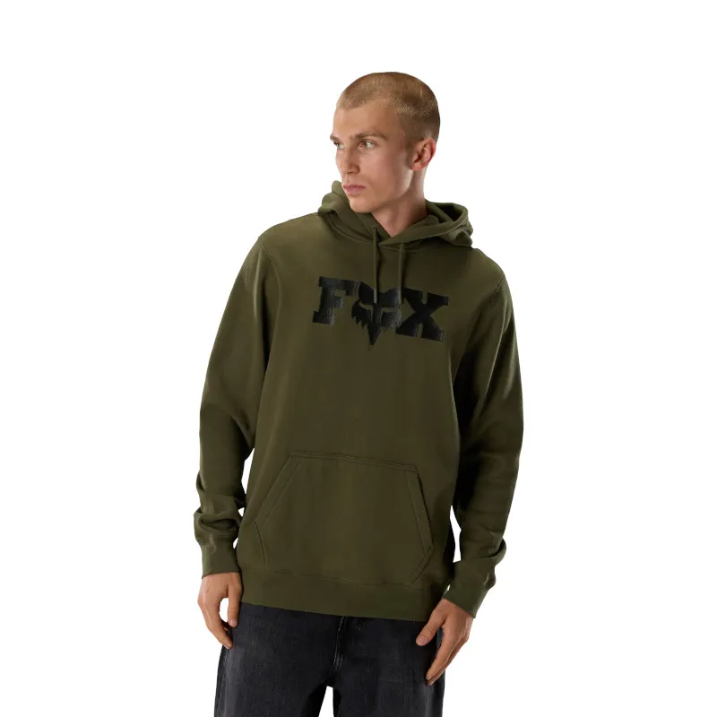 Fox F-Head X Fleece Pullover Fleece in Olive Green-1