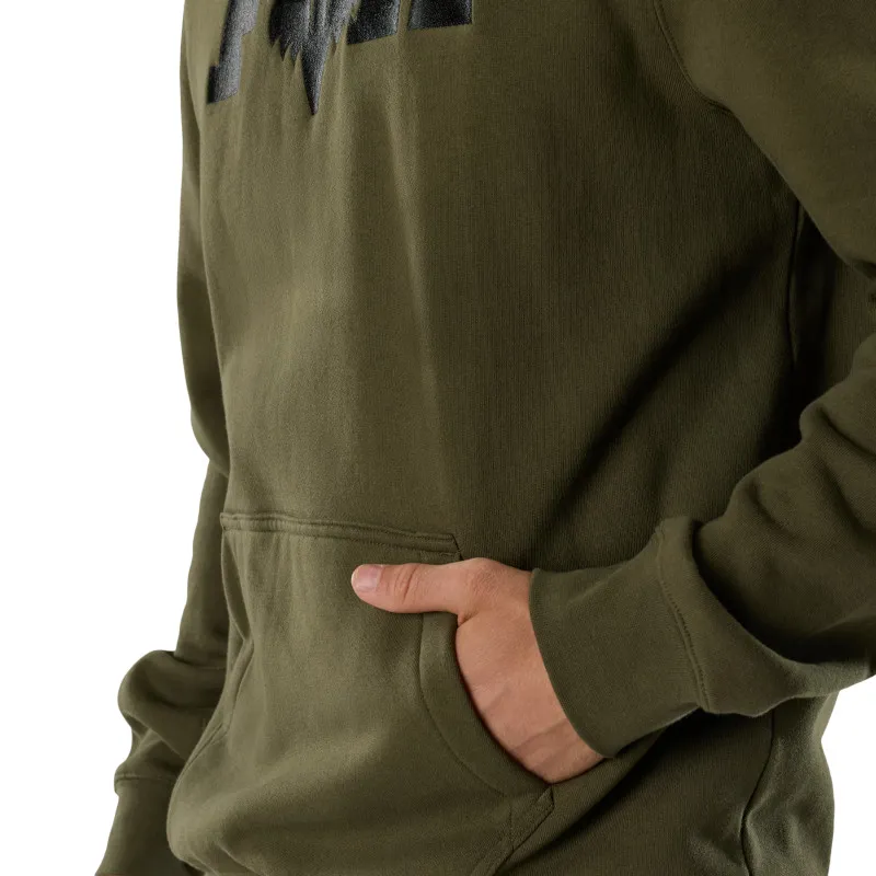 Fox F-Head X Fleece Pullover Fleece in Olive Green-5