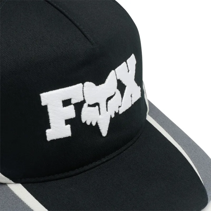 Fox F Head X Snapback in Black-3
