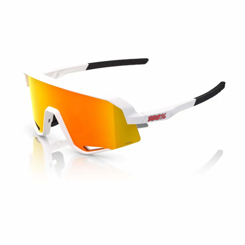100 Percent Slendale Soft tact White HiPER Red Multilayer MTB Glasses