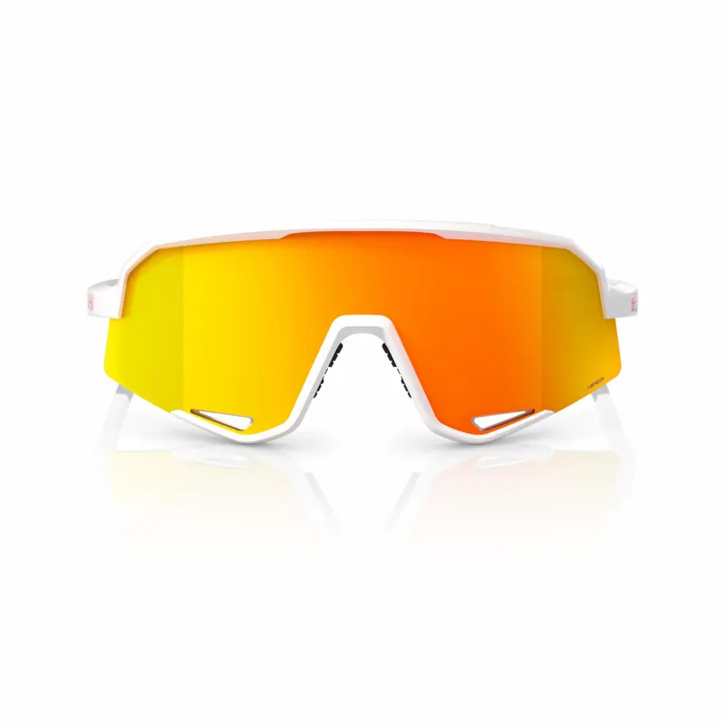 100 Percent Slendale Soft tact White HiPER Red Multilayer MTB Glasses-2