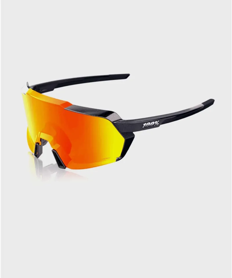 100 Percent - KORBIN - Gloss Metallic Black - HiPER Red Multilayer Mir-1
