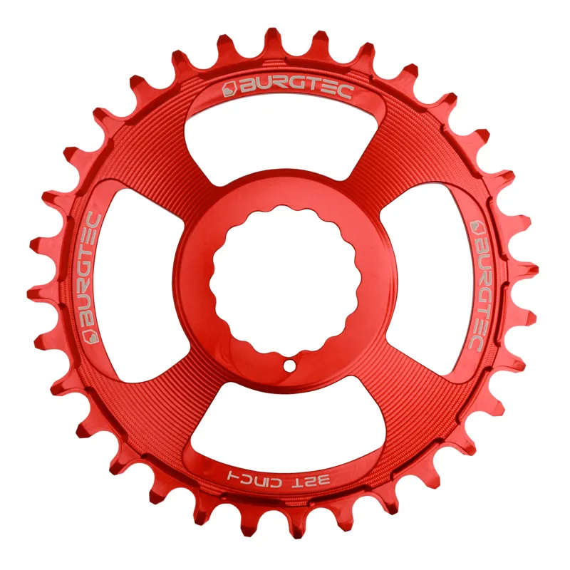Burgtec Cinch 32T Thick Thin Chainring RF - Red