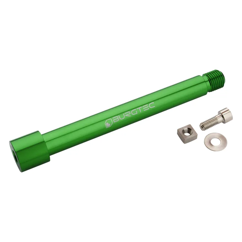 Burgtec - Fox 36/38 2021+ Fork Axle in Candy Spruce Green