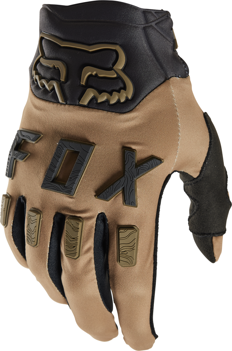Fox Racing Defend Wind Off Road MTB Gloves in Khaki