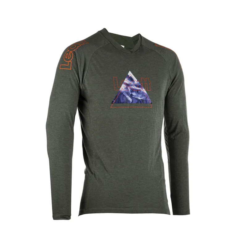 Leatt MTB Gravity 2.0 Long Sleeve Jersey in Pine