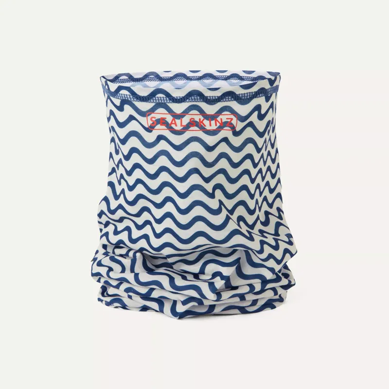 Sealskinz Harpley - Water Repellent Neck Warmer in Cream Navy