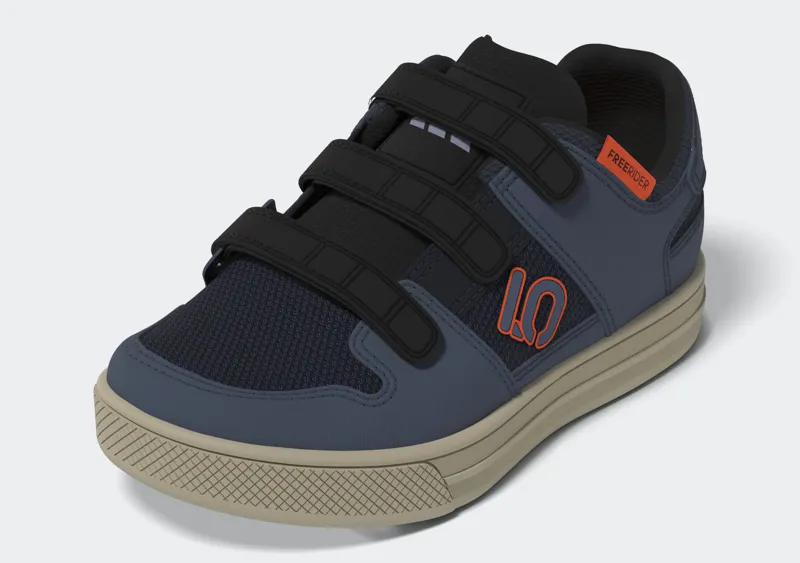 Five Ten Freerider Kids VSC Flat Cycling Shoe in Blue / Gum-10