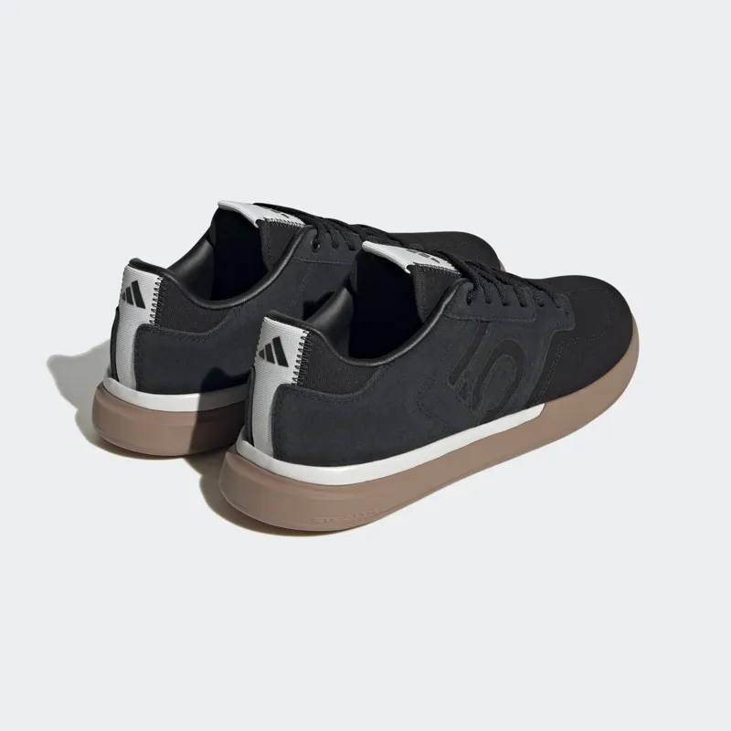 Five Ten Womens Sleuth Casual or Riding Flat Shoe in Black / White / Gum-6