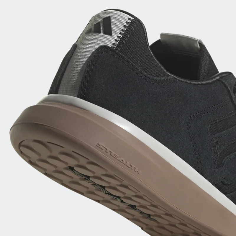 Five Ten Womens Sleuth Casual or Riding Flat Shoe in Black / White / Gum-7