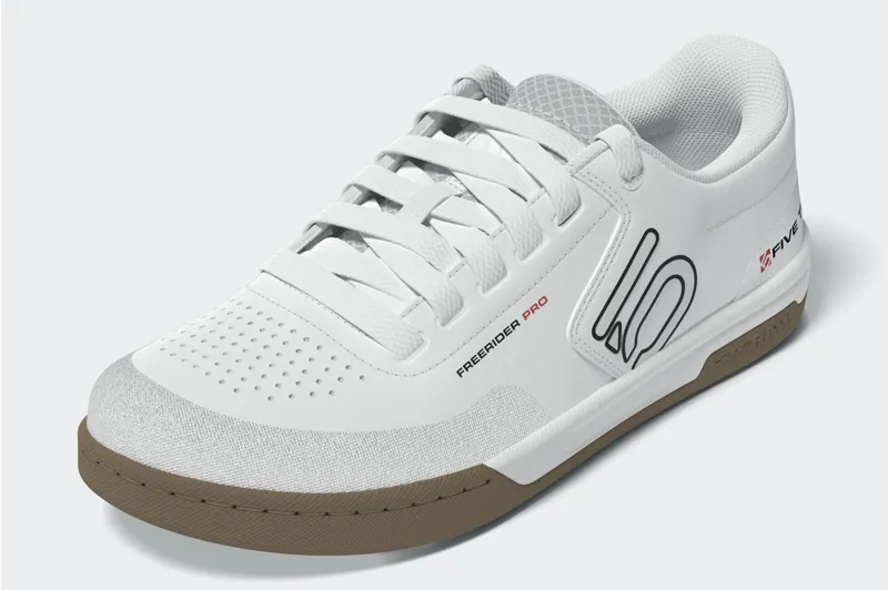 FiveTen Freerider Pro Flat Shoe in Core Black / Core White / Red-10