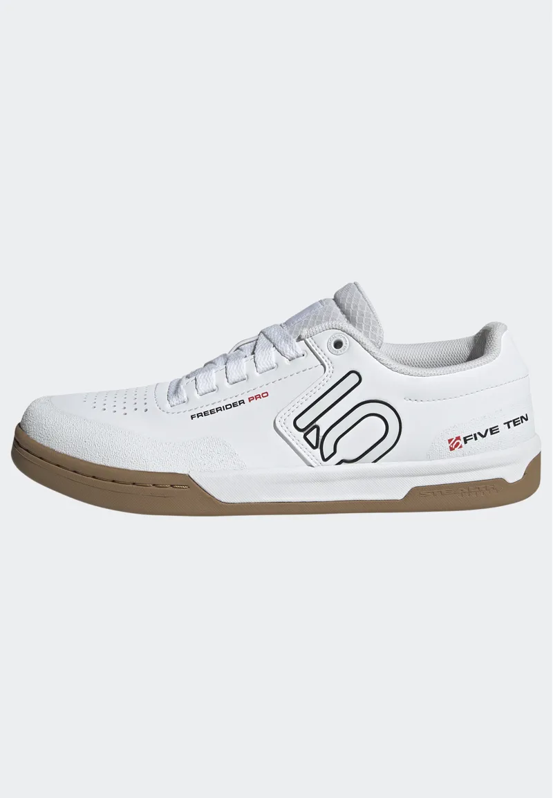 FiveTen Freerider Pro Flat Shoe in Core Black / Core White / Red-11