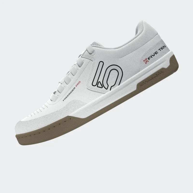 FiveTen Freerider Pro Flat Shoe in Core Black / Core White / Red-12