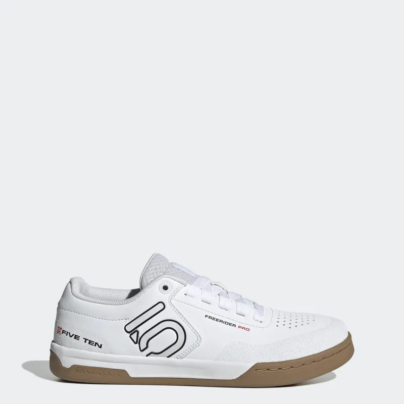 FiveTen Freerider Pro Flat Shoe in Core Black / Core White / Red