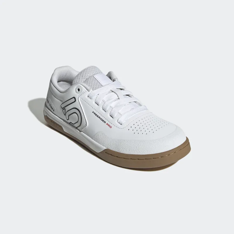 FiveTen Freerider Pro Flat Shoe in Core Black / Core White / Red-5