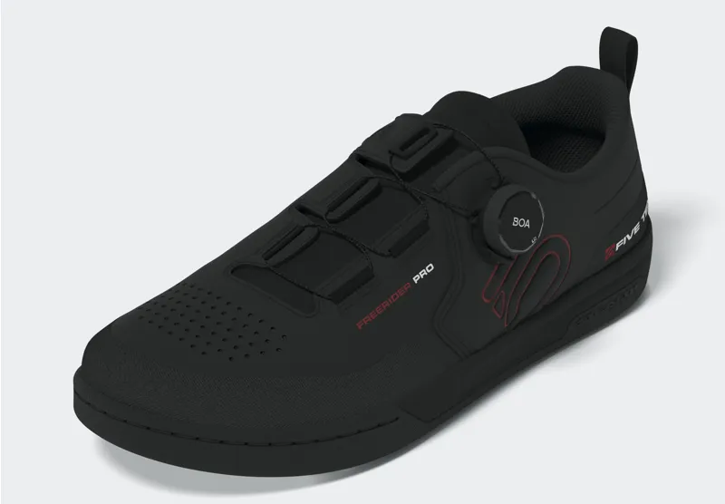Five Ten Freerider Pro BOA Flat Mountain Bike Shoe in Black / Red - NEW-9
