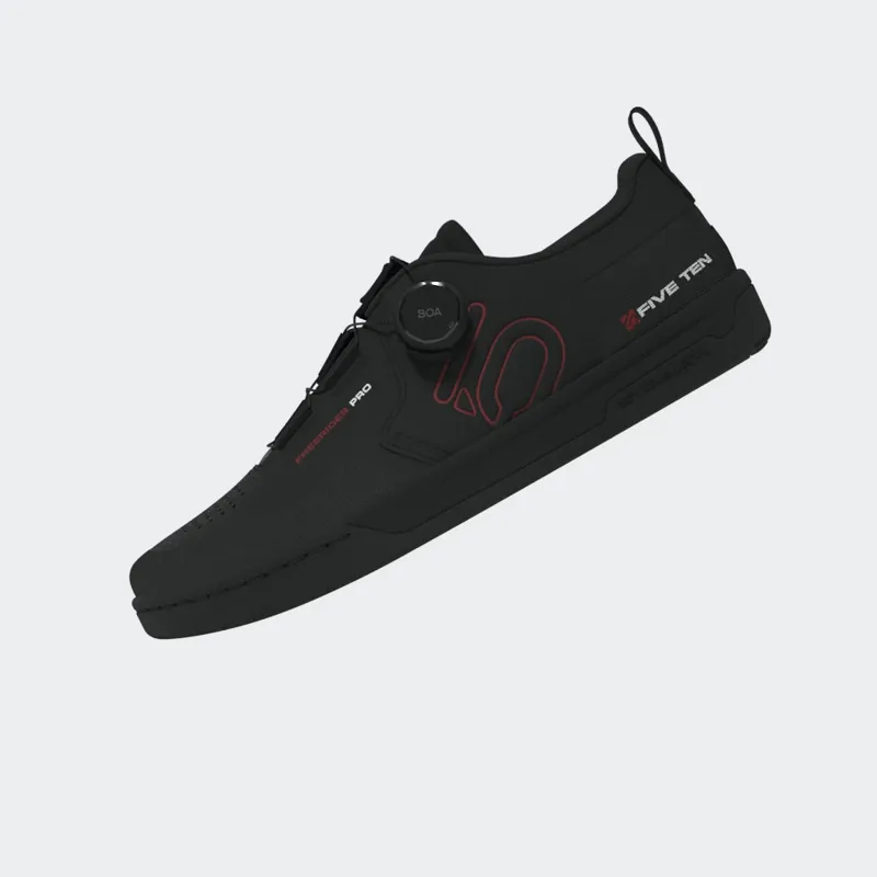 Five Ten Freerider Pro BOA Flat Mountain Bike Shoe in Black / Red - NEW-10