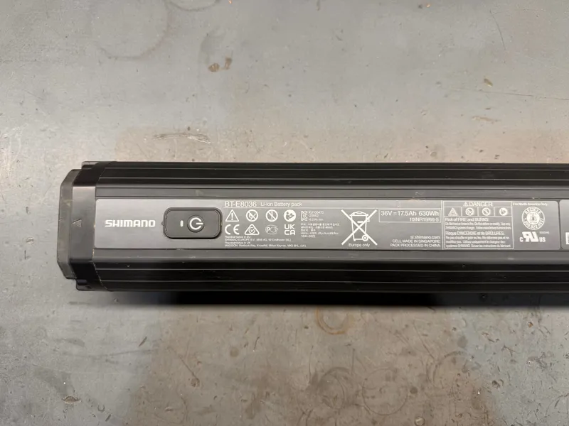 Ex-Demo Spare Battery - Shimano 630Wh Battery w/out charger EP8-4