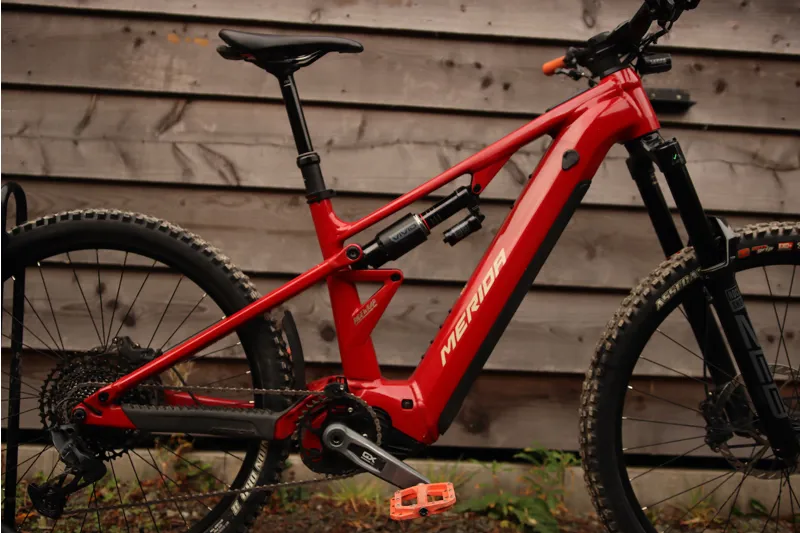 Current Demo Bike - Merida eOne-Eighty 700 - 2025 - Mid / Med Red-3