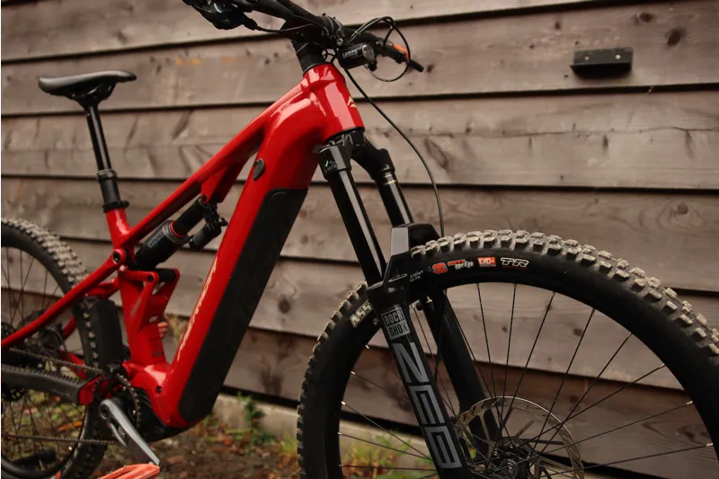 Current Demo Bike - Merida eOne-Eighty 700 - 2025 - Mid / Med Red-6