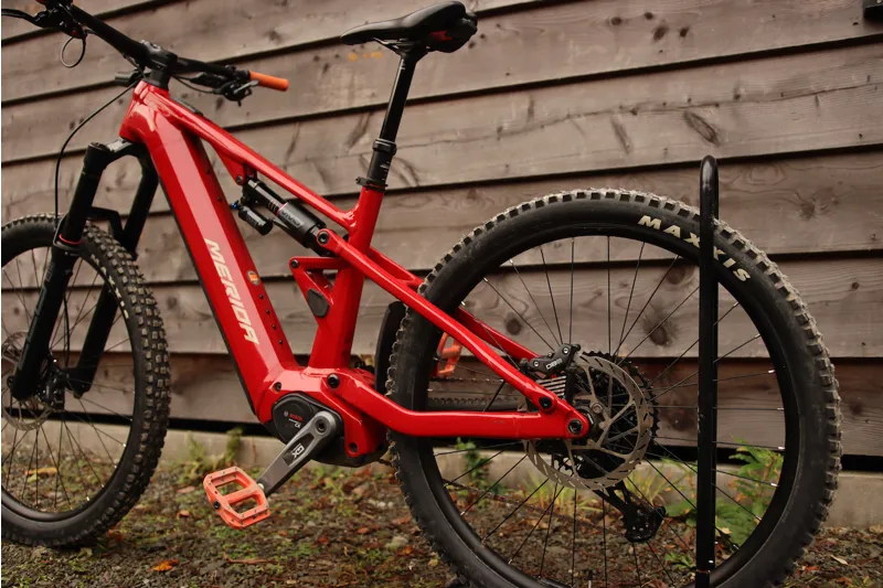 Current Demo Bike - Merida eOne-Eighty 700 - 2025 - Mid / Med Red-11