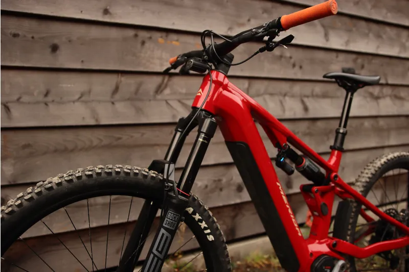 Current Demo Bike - Merida eOne-Eighty 700 - 2025 - Mid / Med Red-12