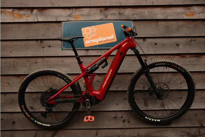 Current Demo Bike - Merida eOne-Eighty 700 - 2025 - Mid / Med Red-13