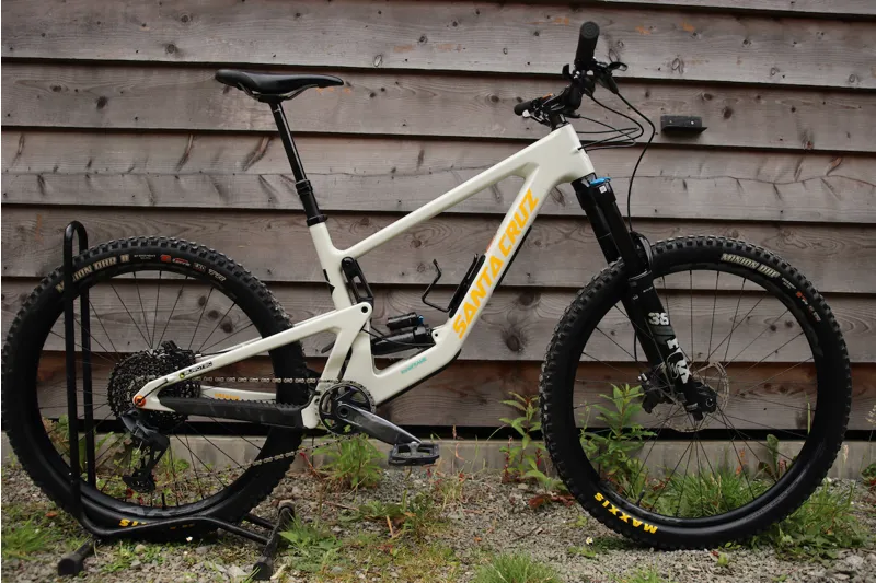 Current Demo Bike - Santa Cruz Bronson MX - C S 2024 Large in White-1