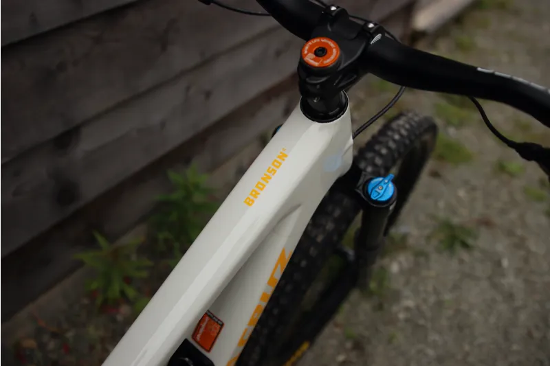 Current Demo Bike - Santa Cruz Bronson MX - C S 2024 Large in White-7