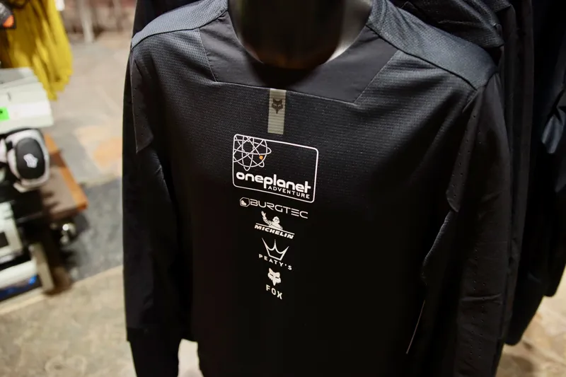 Official Fox x OPA Partnership Defend Long Sleeve Jersey in Black-1