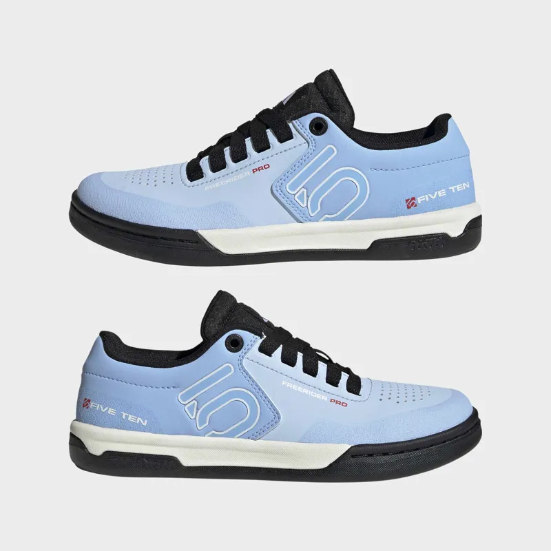 Five Ten Womens Freerider Pro Flat Mountain Bike Shoe in Light Blue-9