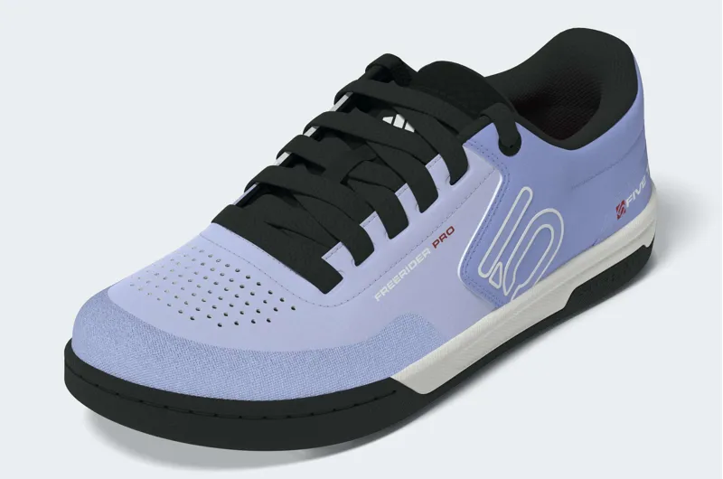 Five Ten Womens Freerider Pro Flat Mountain Bike Shoe in Light Blue-10