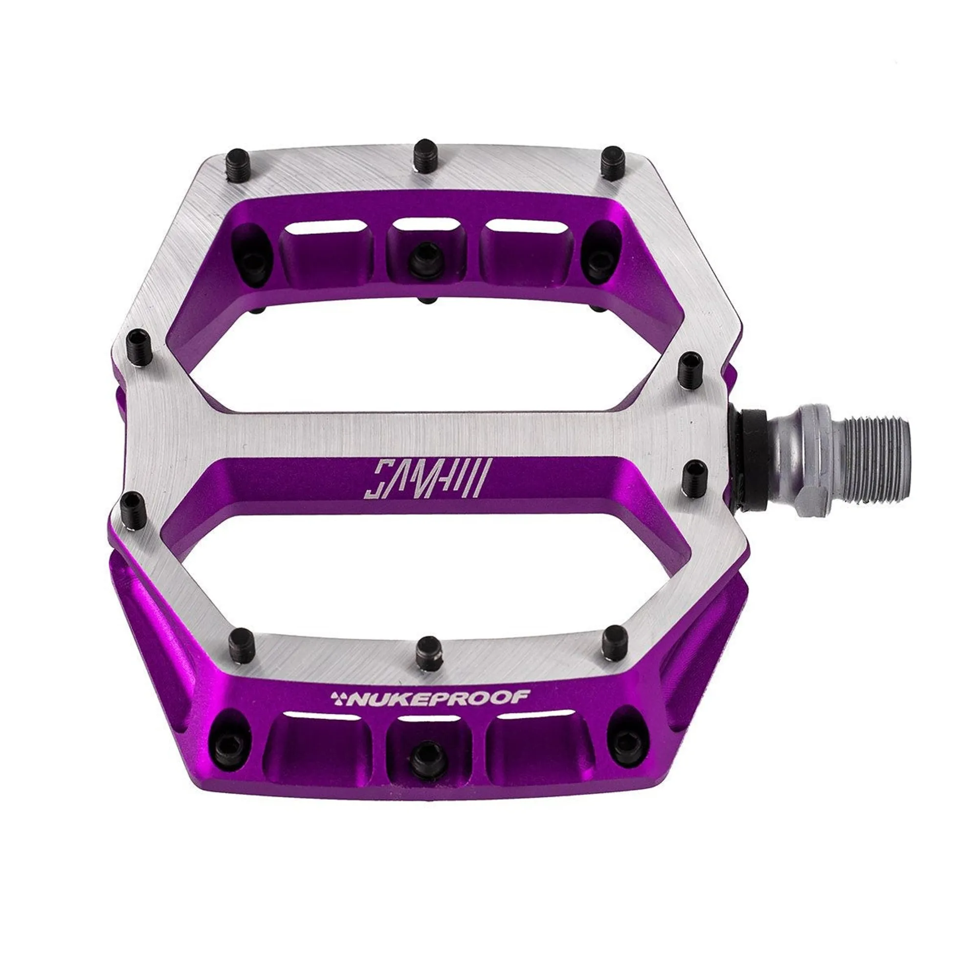 Purple Nukeproof Flat Pedal Nukeproof Horizon Pro Sam Hill Enduro